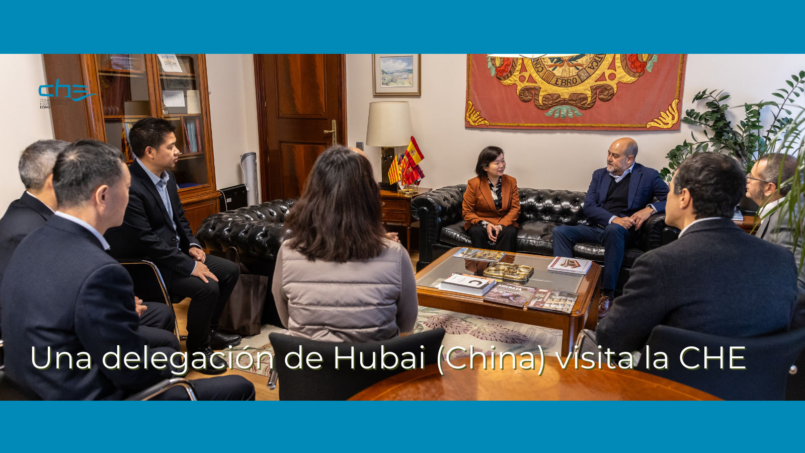 Imagen noticia - Una delegación de la provincia de Hubei (China) visita la CHE