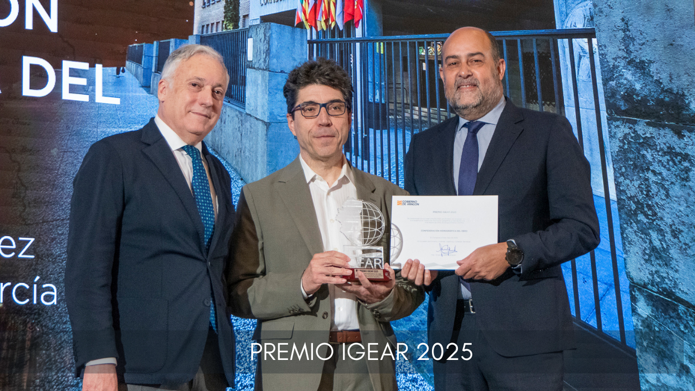 Imagen noticia - La Confederación Hidrográfica del Ebro recibe el Premio IGEAR 2025